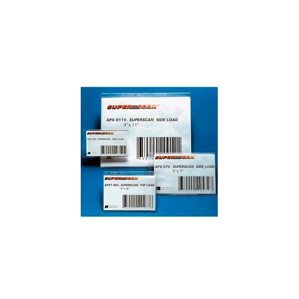 Label Holders, 2" x 3-1/2", Clear, Full Magnetic (50 pcs/pkg)